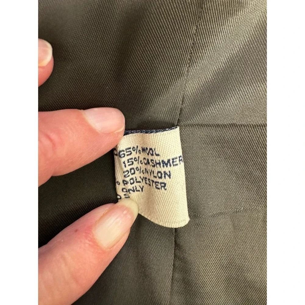 TOM TAILOR Sport Coat Blazer Jacket Mens  Brown Cashmere Blend 44L Academia Prep